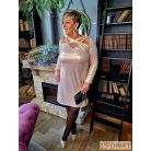 Fashion by NONO - Roxan gyöngyház pezsgő színű trendi ruha