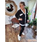 Fashion by NONO - Fekete  pamut hosszú leggings