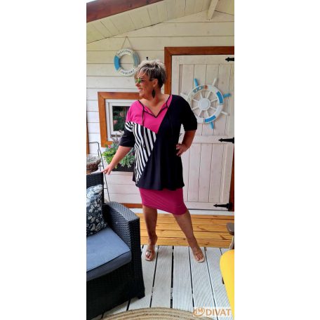 Fashion by NONO - Louna magenta szoknya