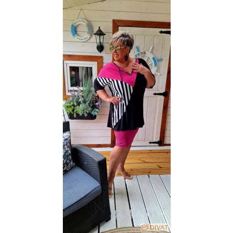 Fashion by NONO - Louna magenta szoknya