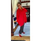 Fashion by NONO - Hawai fekete-fehér vékony csíkos alakformáló nadrág