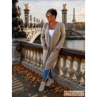 Fashion by NONO - Amanda hosszított kardigán bézs színben