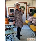 Fashion by NONO - Kiba ingruha fehér-ocelot mintás