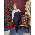 Fashion by NONO - Szylvi ezüst lurex-fekete felső