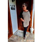 Fashion by NONO - Eszter fekete-arany lurex tunika