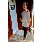 Fashion by NONO - Eszter fekete-arany lurex tunika