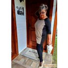 Fashion by NONO - Eszter fekete-arany lurex tunika