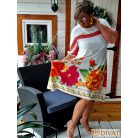 Fashion by NONO - Ina fehér alapon egyedi mintával