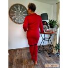 Fashion by NONO - Aria piros elöl húzott ruha