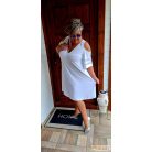 Fashion by NONO - Szerena fehér ruha 