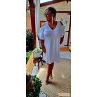 Fashion by NONO - Szerena fehér ruha 