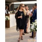 Fashion by NONO - Rózsa exclusive alkalmi ruha fekete színben