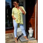 Fashion by NONO - Velence fodrokkal díszített ananász ing-tunika