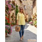 Fashion by NONO - Velence fodrokkal díszített ananász ing-tunika