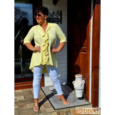 Fashion by NONO - Velence fodrokkal díszített ananász ing-tunika