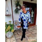 Fashion by NONO - Tiara bő fazonú fehér alapon gyönyörű matyó mintás tunika