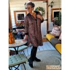 Fashion by NONO - Kiba ingruha barna-ocelot mintás