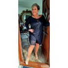 Fashion by NONO - Csipkével díszített fekete rövidnadrág 