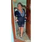 Fashion by NONO - Csipkével díszített fekete rövidnadrág 