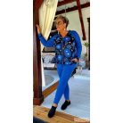 Fashion by NONO  -  Xéna királykék alapon gyönyörű matyó mintás szabadidő szett