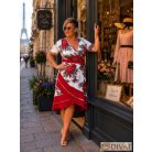 Fashion by NONO - Diana piros-virágmintás
