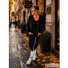 Fashion by NONO - Amanda hosszított kardigán fekete színben