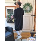 Fashion by NONO - Amanda hosszított kardigán fekete színben