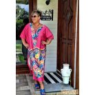 Fashion by NONO - Léda pink egyedi mintás ruha