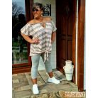 Fashion by NONO - Tirol púder-szürke felső