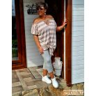 Fashion by NONO - Tirol púder-szürke felső