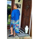 Fashion by NONO - Léda királykék egyedi mintás ruha