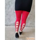 Priora Plus - Pántokkal díszített pamut leggings 