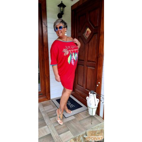 Fashion by NONO - Incsucsu ruha piros színben