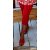Fashion by NONO 3/4-es piros pamut sztreccs leggings