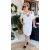 Fashion by NONO - Roxan trendi pántokkal díszített ruha fehér színben
