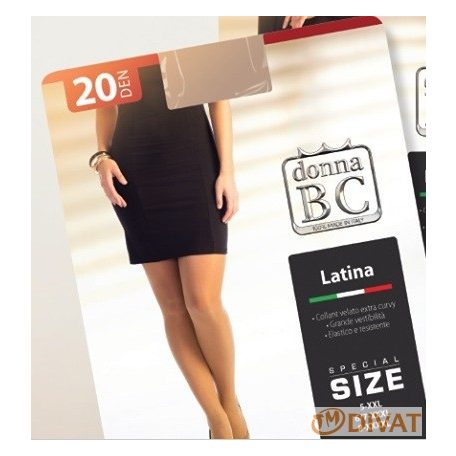 Latina 20 den Maxi has és fenékbetétes krepp harisnyanadrág 6/7 és 8 méret
