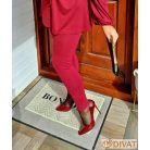 Fashion by NONO - Bordó pamut hosszú leggings