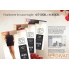 Polo 50 den-es Maxi mikrofibrás, elől-hátul nagybetétes Plus Size harisnyanadrág 6/7 és 8 méret