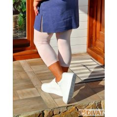 Fashion by NONO 3/4-es púder pamut sztreccs leggings