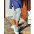 Fashion by NONO 3/4-es szürke pamut sztreccs leggings