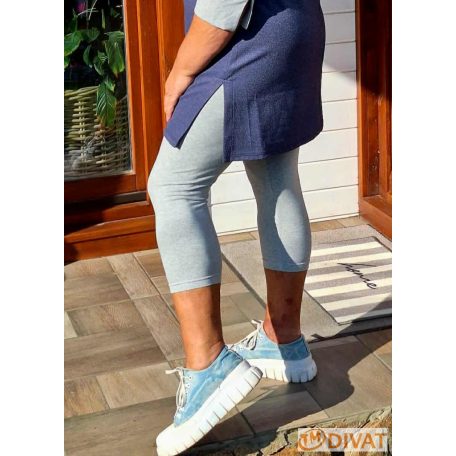 Fashion by NONO 3/4-es szürke pamut sztreccs leggings