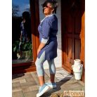 Fashion by NONO 3/4-es szürke pamut sztreccs leggings