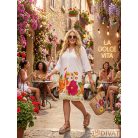 Fashion by NONO - Ingruha fehér alapon egyedi mintával