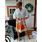 Fashion by NONO - Ingruha fehér alapon egyedi mintával