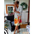 Fashion by NONO - Ingruha fehér alapon egyedi mintával