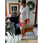 Fashion by NONO - Ingruha fehér alapon egyedi mintával