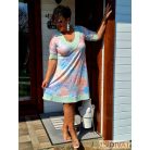 Fashion by NONO - Dolly ruha - Fagyi színek kavalkádja – akvarell mintás 