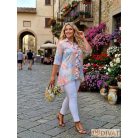 Fashion by NONO - Velence fodrokkal díszített Fagyi színek kavalkádja – akvarell mintás ing-tunika