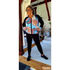   Fashion by NONO  -  Xéna fekete alapon gyönyörű mandala mintás szabadidő szett