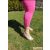Priora Plus - Pink pamut 3/4-es leggings alul gombokkal díszítve EXTRA AKCIÓBAN
